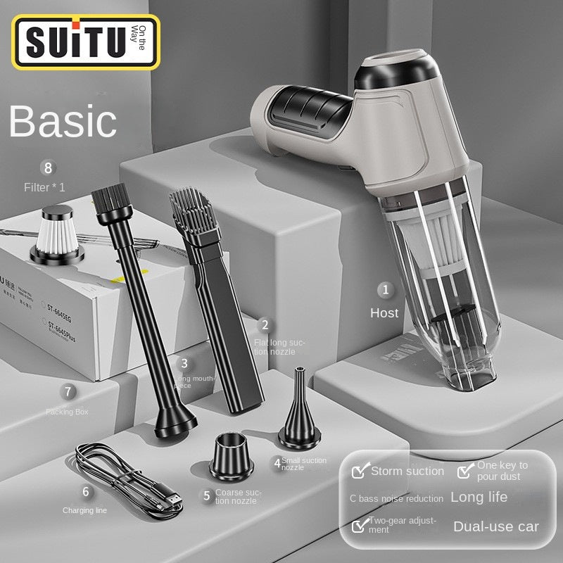 Portable Wireless Car Vacuum Cleaner High Power, Strong Suction, Handheld Mini for Car and Home Use