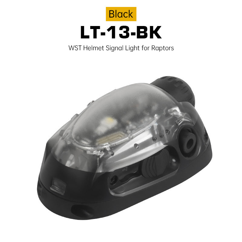 Hunting Airsoft Fishing Tactical Helmet Light - Red/Green/Blue/White/IR LED Strobe Signal Headlamp