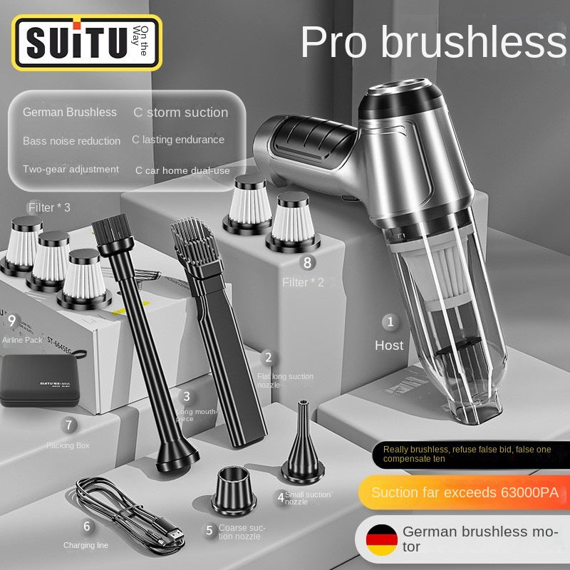 Portable Wireless Car Vacuum Cleaner High Power, Strong Suction, Handheld Mini for Car and Home Use