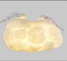 Nordic Cotton Cloud LED Pendant Lamp for Restaurant, Clothing Store, Bar Counter, Window Display, Simple and Creative White Cloud Pendant Light