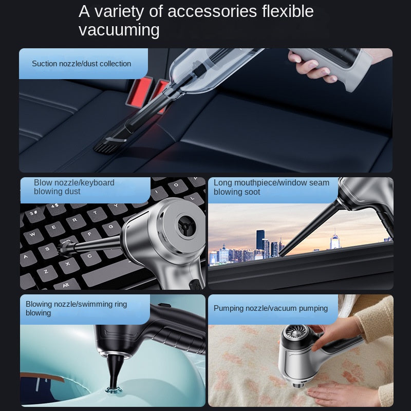 Portable Wireless Car Vacuum Cleaner High Power, Strong Suction, Handheld Mini for Car and Home Use