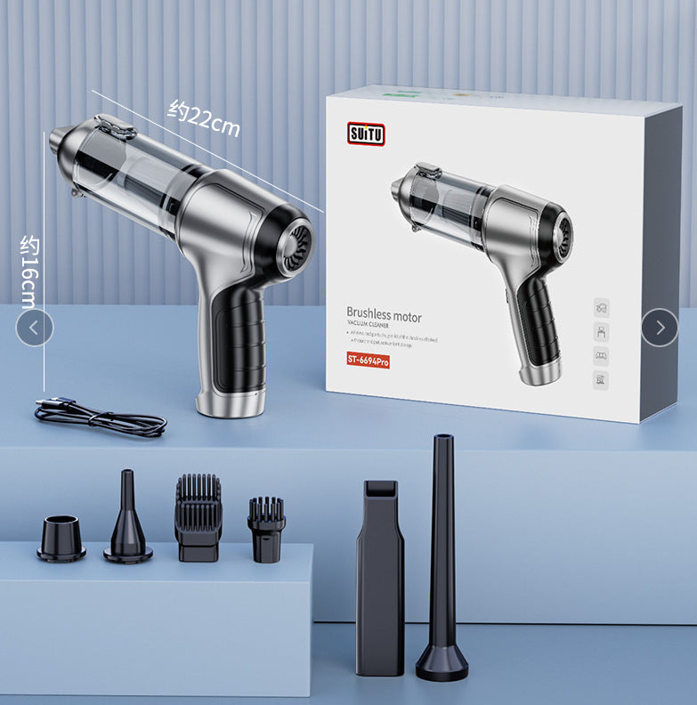Portable Wireless Car Vacuum Cleaner High Power, Strong Suction, Handheld Mini for Car and Home Use